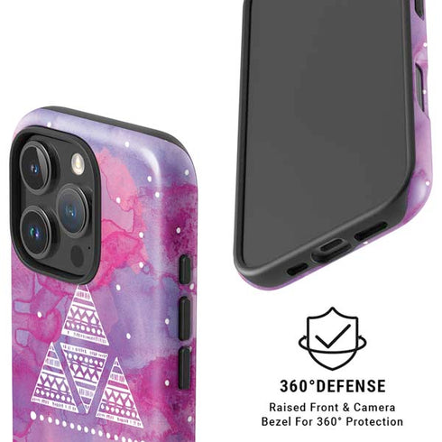 Pink Tribal Euphoria iPhone 16 Pro Magsafe Impact Case